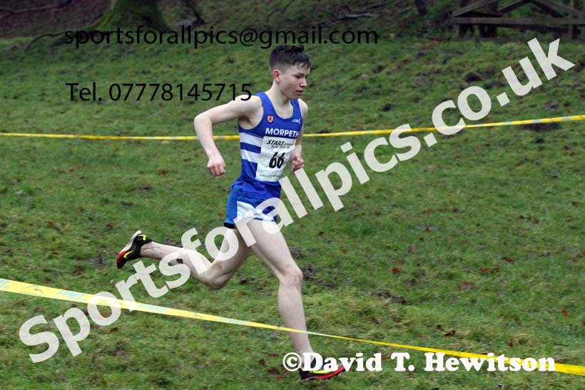 Boys under-15s, NECAA Junior Cross Country Relays, Thornley Farm, Peterlee, Saturday, December 12th. Photo: David T. Hewitson/Sports for All Pics